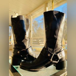 Frye Harness Mid-Calf Boot Italian Made BRAND NEW